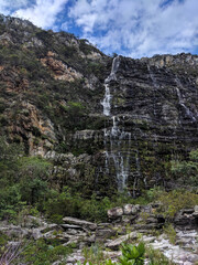 Waterfall on Rocks