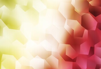 Light Multicolor vector layout with hexagonal shapes.