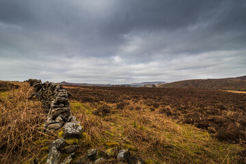 Morning trek in Peak District Brandord Edge National Park 2021 April
