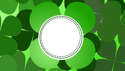 Vector nature background and an empty square in the middle