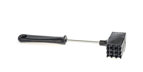 Black meat hammer isolated on white background