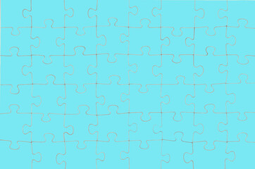 Illustrazione di un puzzle vuoto colore azzurro.