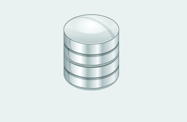 Database, data storage, DB, data, data archive, SQL backup, NAS, Server, recovery, Icon, Modern