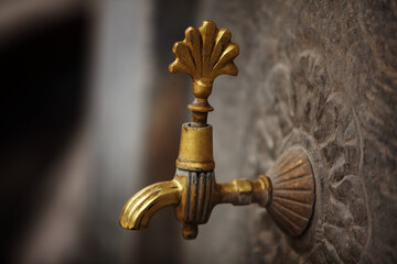 Oriental Antique Brass Faucet – Mowlana Museum Konya
