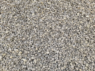 Gravel in garden background. texture of gravel stones on ground