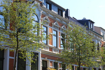 Obraz premium Old town houses in Bremen, Germany / Altbremerhaus, Bremen