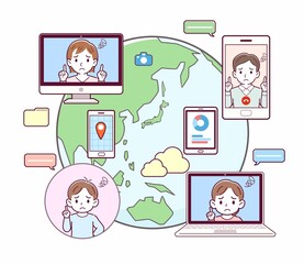 世界中とコミュニケーション