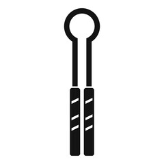 Blacksmith handle tool icon, simple style