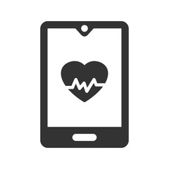 Mobile health icon