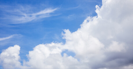 blue sky with clouds