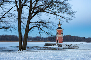 Leuchtturm in Moritzburg bei Dresden