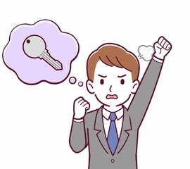 鍵をなくした人