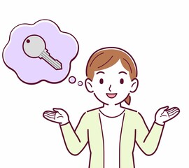 鍵をなくして困っている人