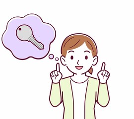 鍵をなくして困っている人