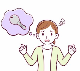 鍵をなくして困っている人