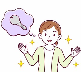 鍵をなくして困っている人