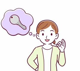 鍵をなくして困っている人