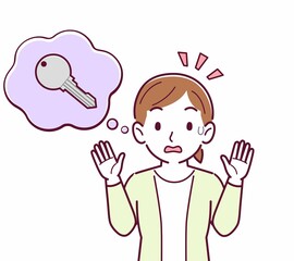 鍵をなくして困っている人