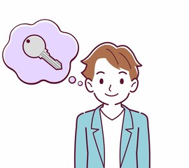 鍵をなくして困っている人