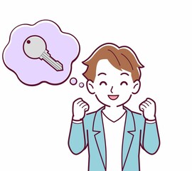 鍵をなくして困っている人