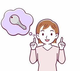 鍵をなくして困っている人