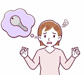 鍵をなくして困っている人