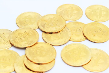 沢山のビットコイン