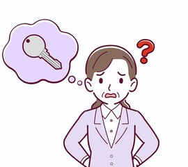 鍵をなくして困っている人