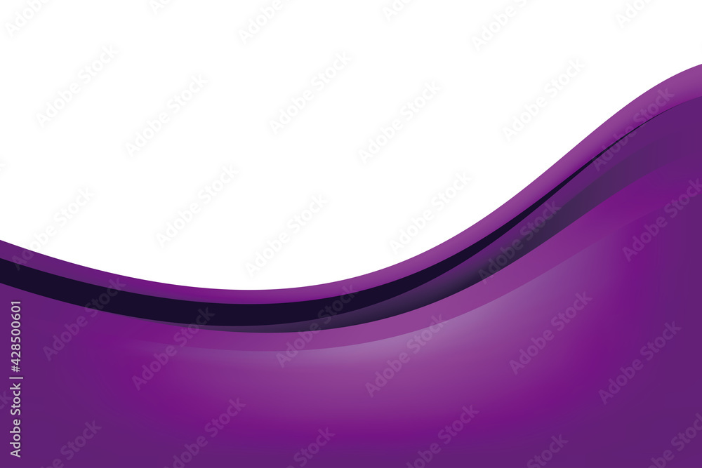 Poster abstract smooth flow purple background design template vector, professional dark purple mesh gradien
