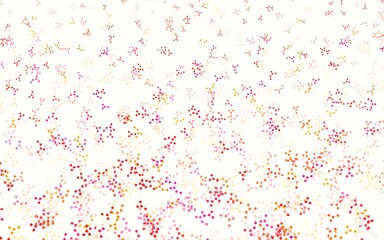 Light Red, Yellow vector texture with artificial intelligence concept.