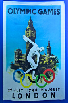1948 Olympic Games Poster
