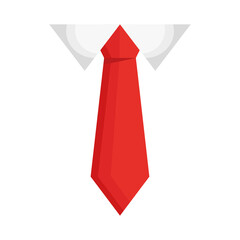 red elegant necktie