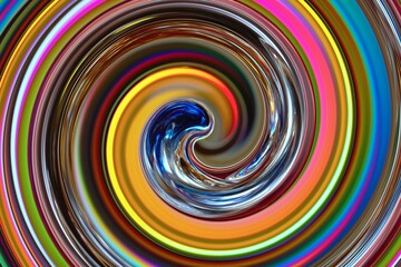 Beautiful swirl of lovely colours - stock photo