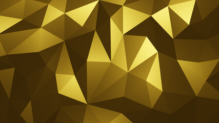 Abstract Gold Triangle Background