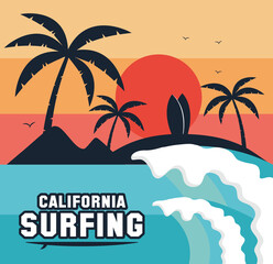 california surfing scene
