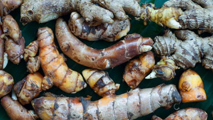 Close up of turmeric