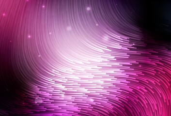 Dark Purple, Pink vector layout with bent lines.