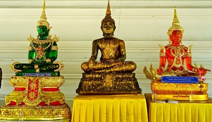 old buddha in thailand temple