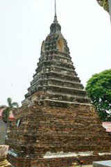 Old pagoda in thailand temple