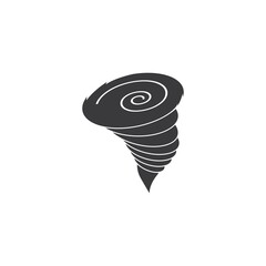 Tornado logo symbol vector illustration