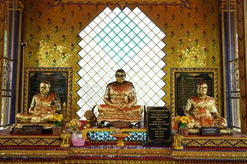 old buddha in thailand temple