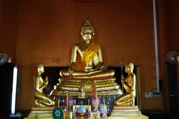 old buddha in thailand temple