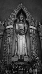 old buddha in thailand temple