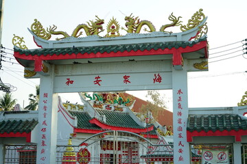 Old pagoda in thailand temple