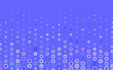 Light Pink, Green vector background with spots.