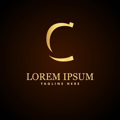 Alphabet capital logo creative design concept 3d shape silhouette for initial business identity