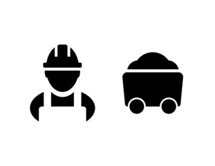 Icono obrero. Icono vagon de carga