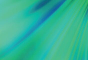 Light Green vector blurred template.