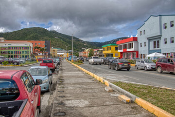 Road Town is the Capital of the British Virgin Islands on Tortola