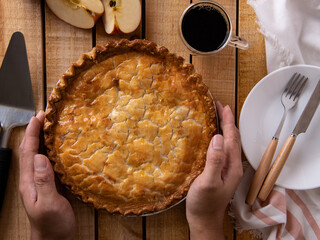 homemade apple pie